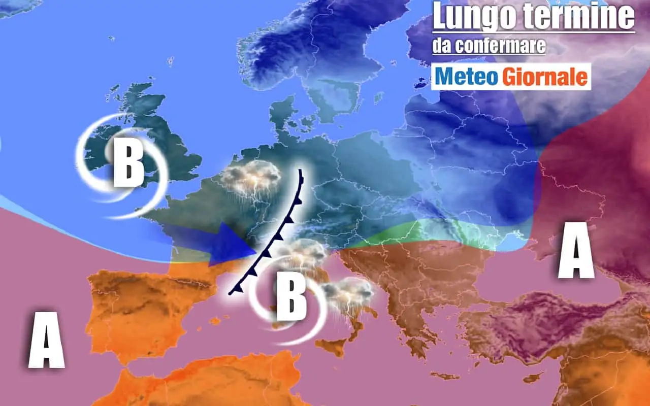 METEO Italia al 17 settembre a suon di TEMPORALI