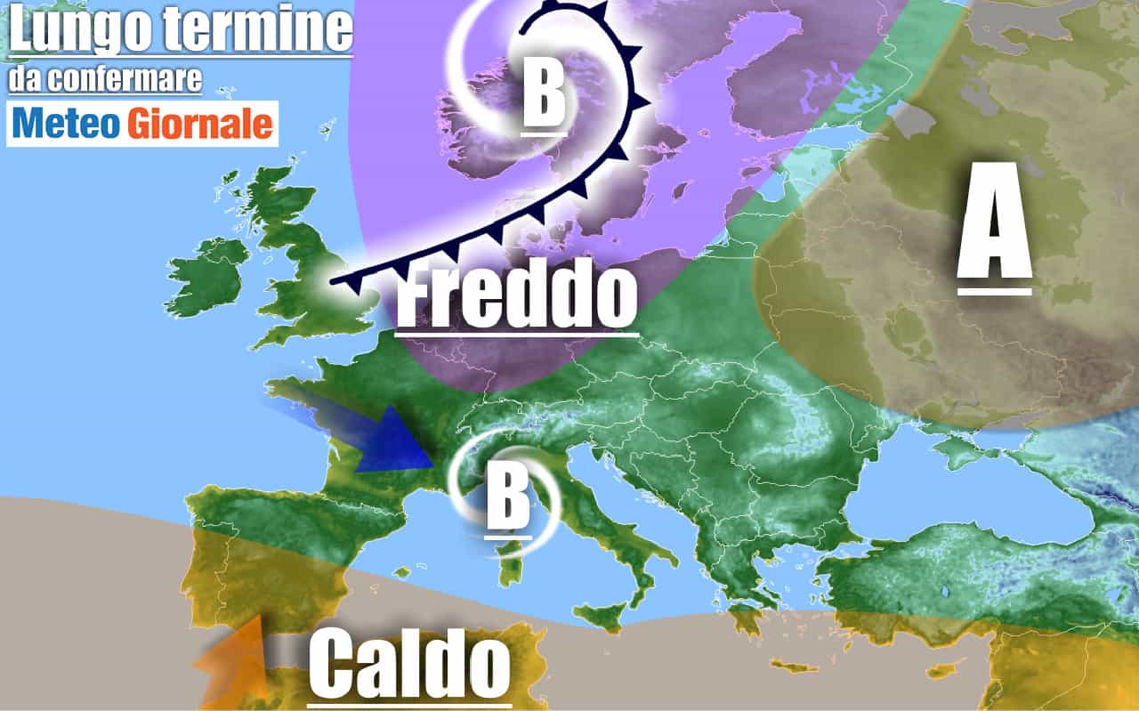 METEO Italia al 2 Ottobre, severo freddo PEGGIORAMENTO