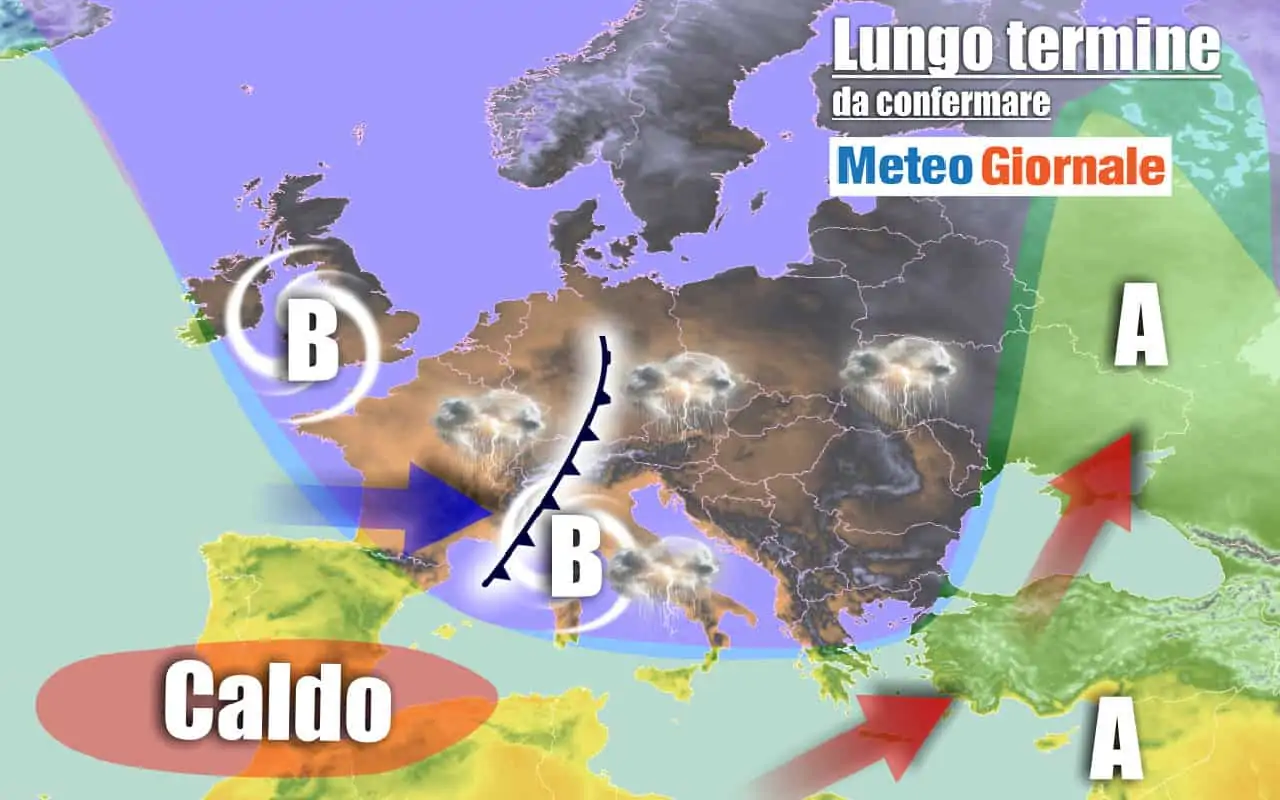 METEO Italia al 18 settembre, severo MALTEMPO