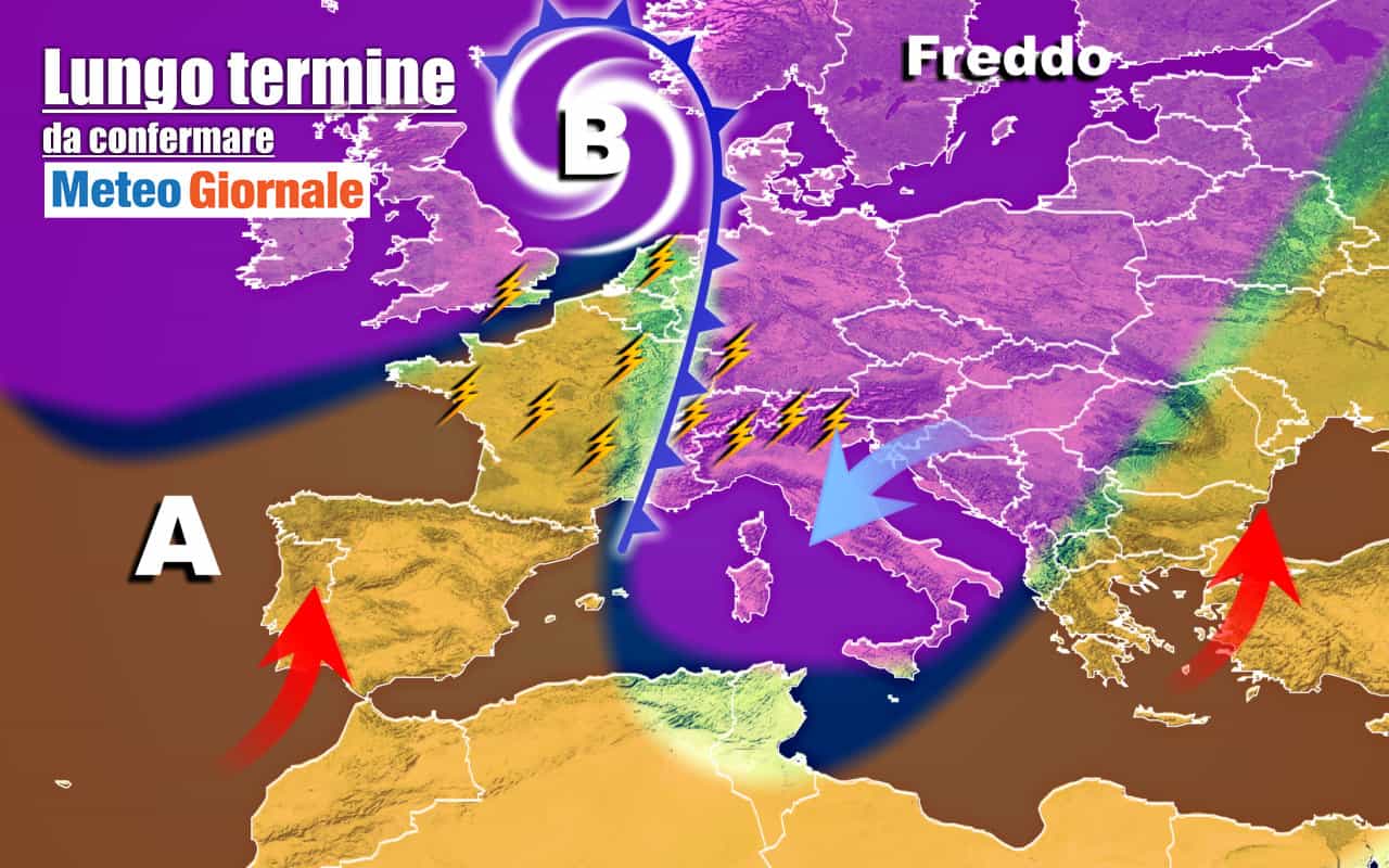 METEO Italia al 10 Ottobre, ribaltone con CROLLO temperature