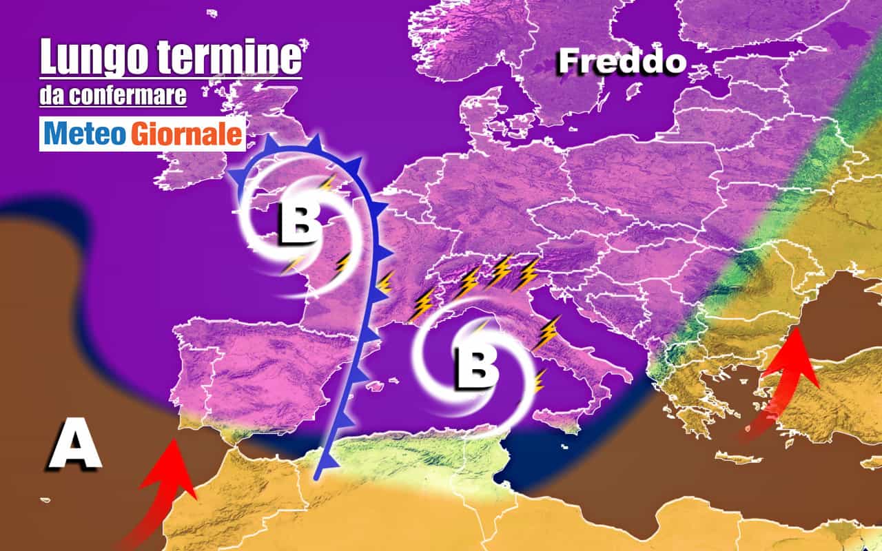METEO Italia al 13 Ottobre, FREDDO e MALTEMPO