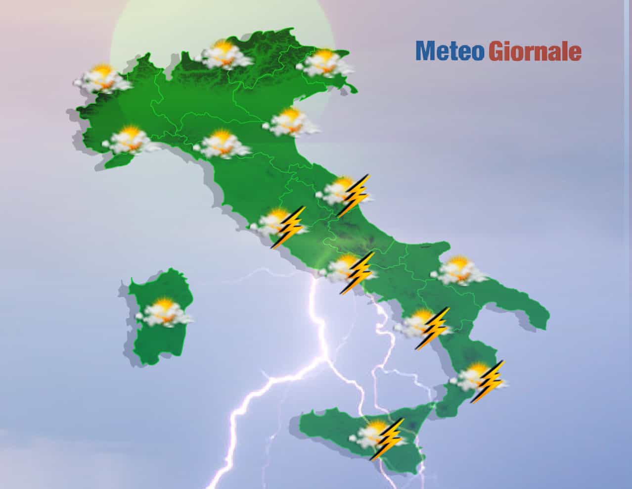 Meteo Italia, prossime ore TEMPORALI: ecco dove