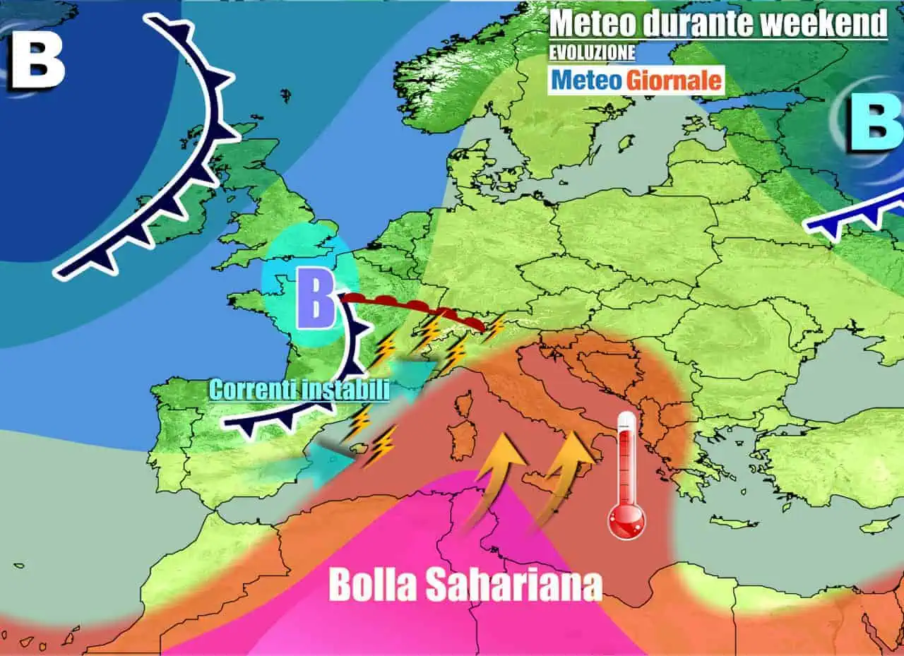 Scenari di estate tardiva nel weekend su quasi tutta Italia
