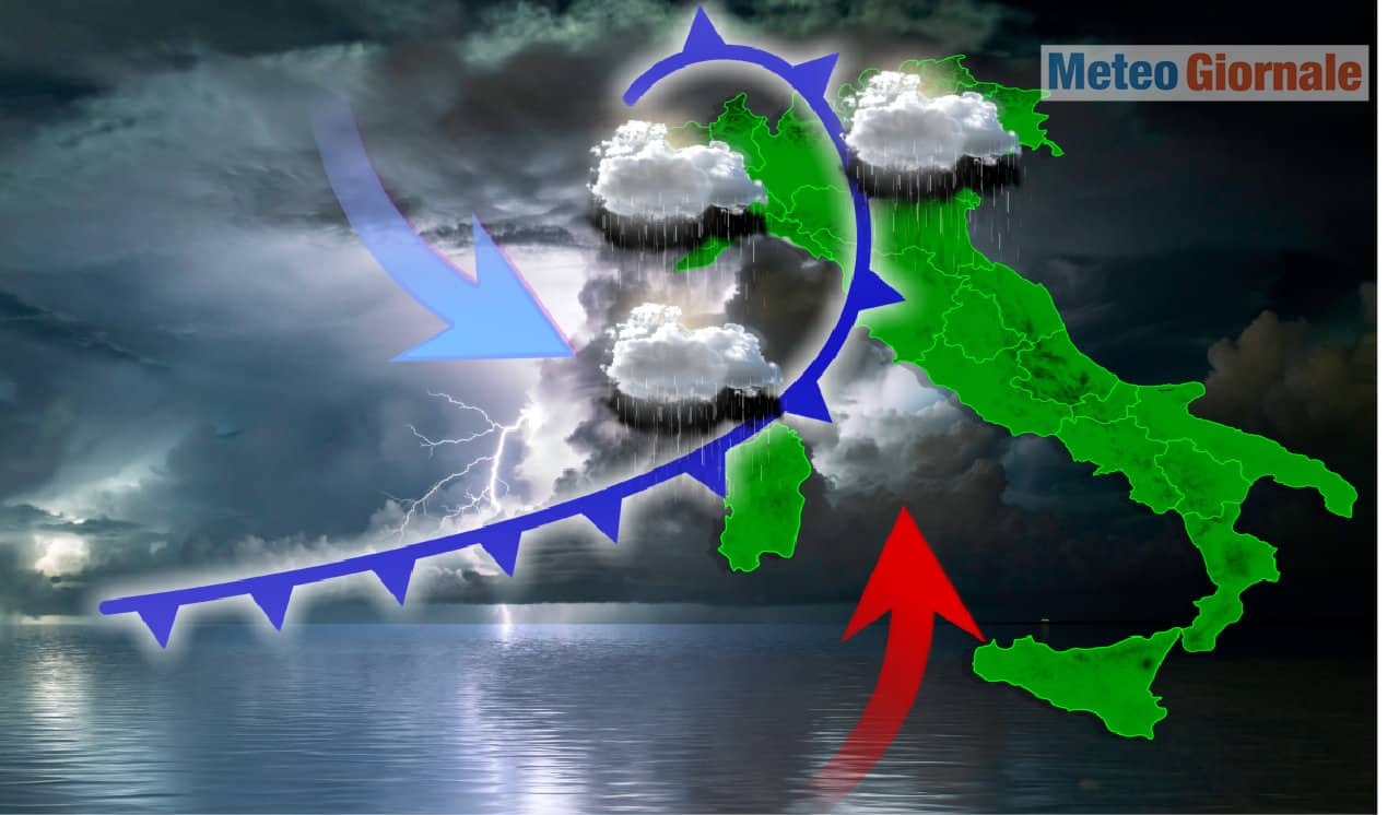 Italia verso un Forte PEGGIORAMENTO dal meteo autunnale