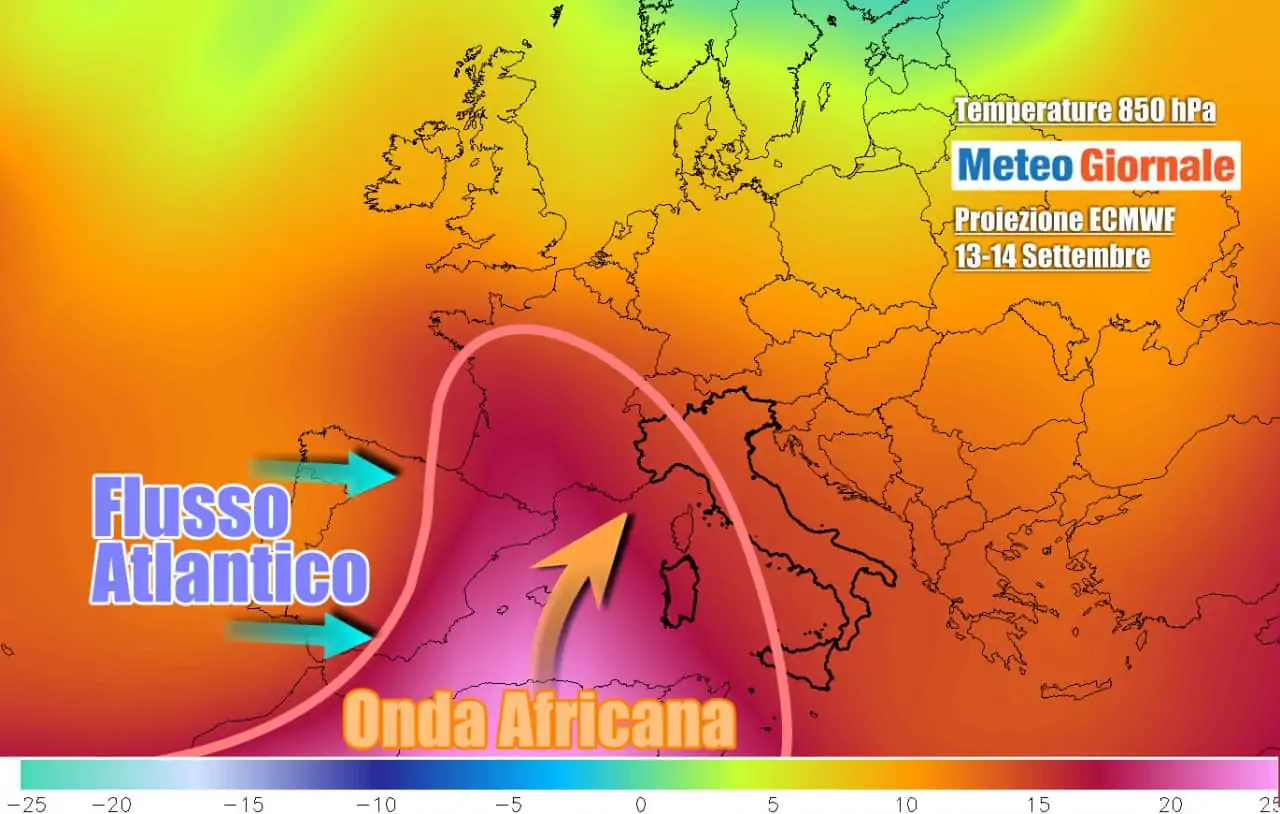 Continua un settembre piuttosto caldo anche sull'Italia
