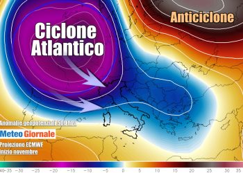 Npvembre riporterà le piogge autunnali anche al Nord