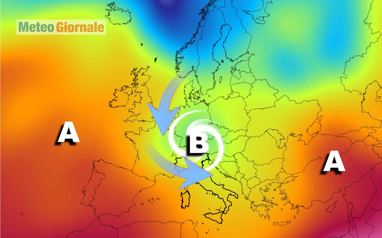 Sempre più FREDDO da qui a una settimana: Italia, è meteo anomalo
