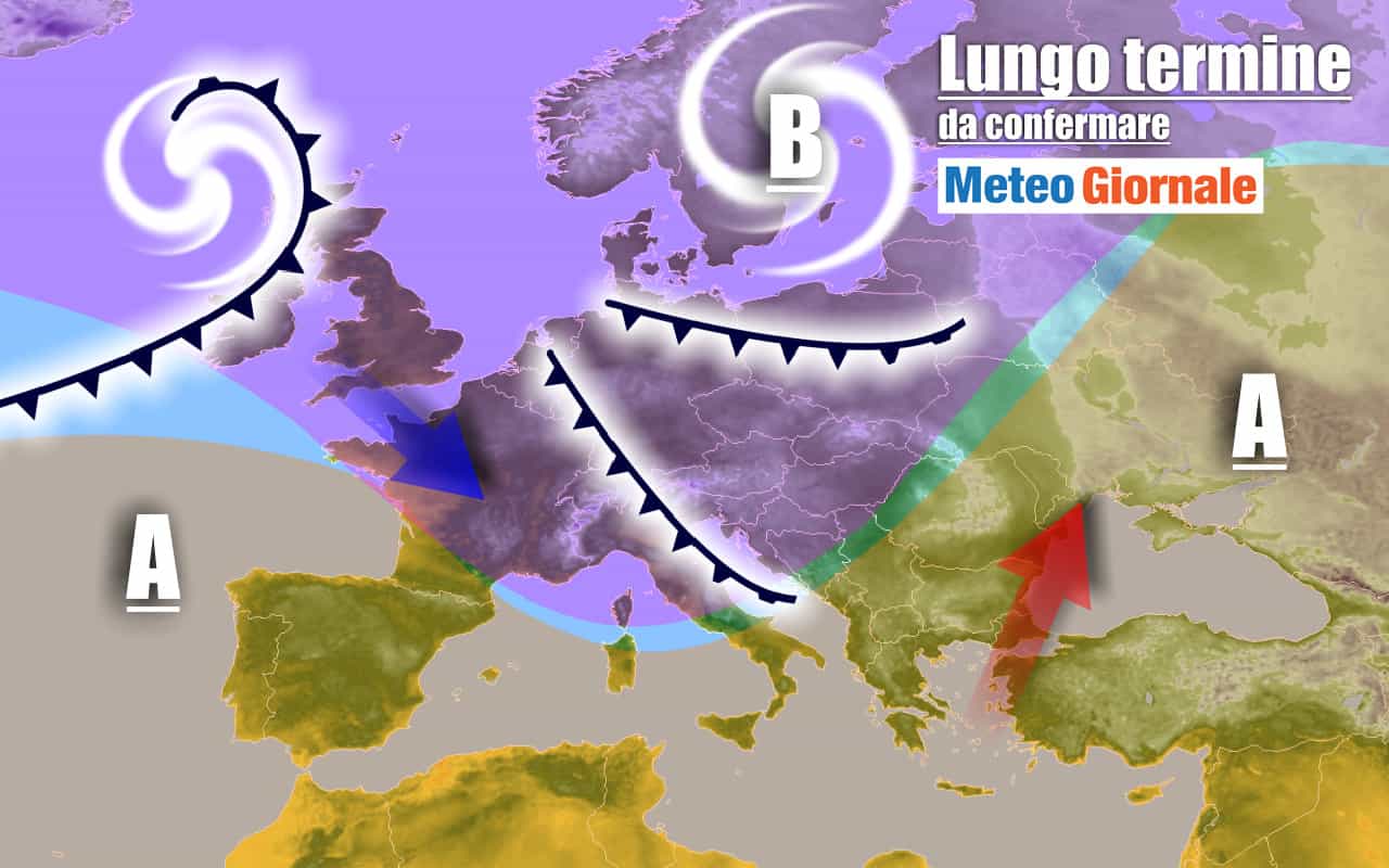 METEO Italia al 3 Novembre, a tratti CALDO e NUBIFRAGI