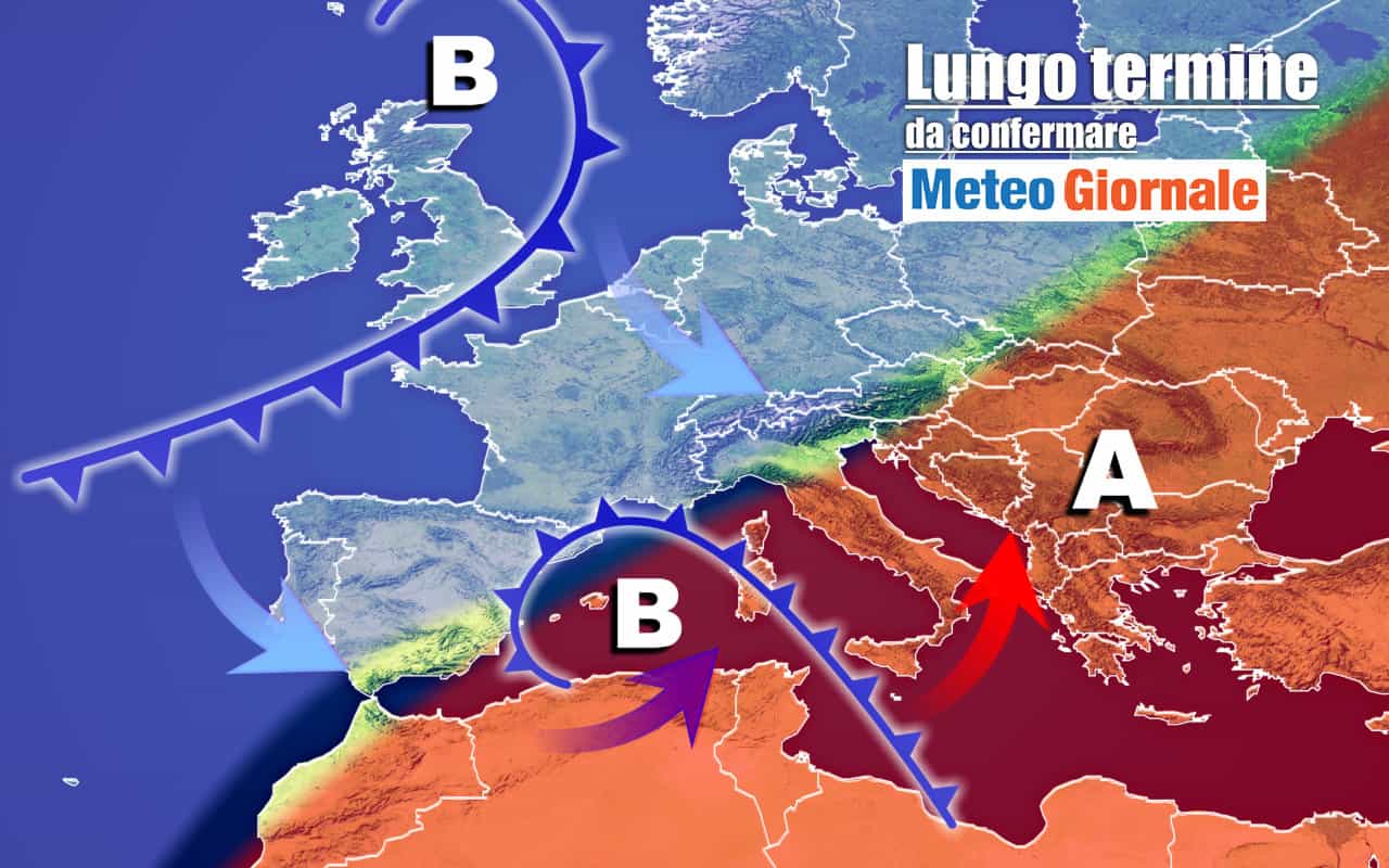 METEO Italia al 6 Novembre, forti DEPRESSIONI verso l'Italia