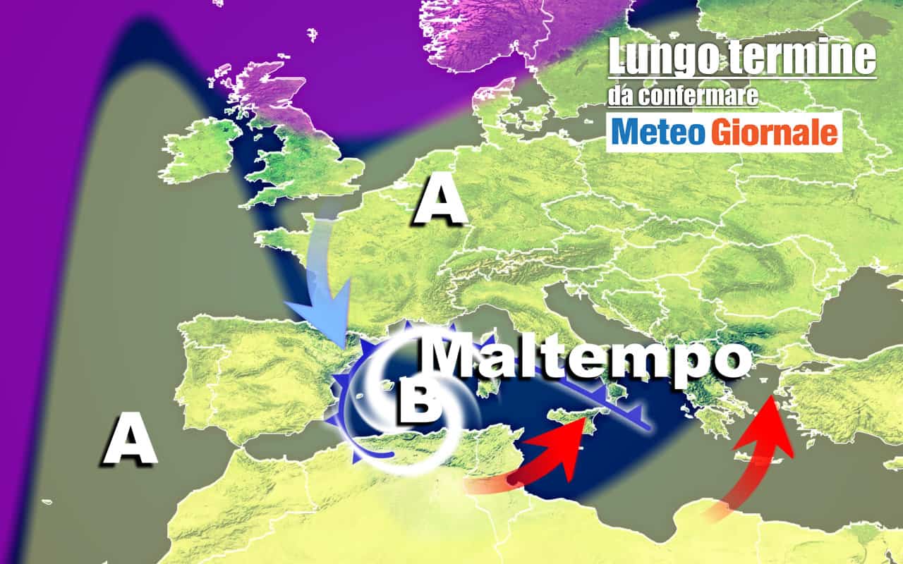 METEO Italia al 15 Novembre, Autunno scatenato con grandi PIOGGE