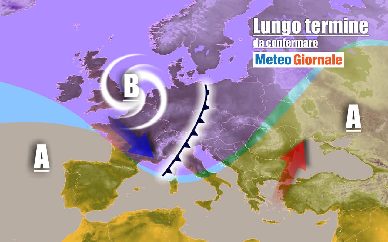 Meteo Italia al 25 ottobre: vero AUTUNNO con l'Atlantico