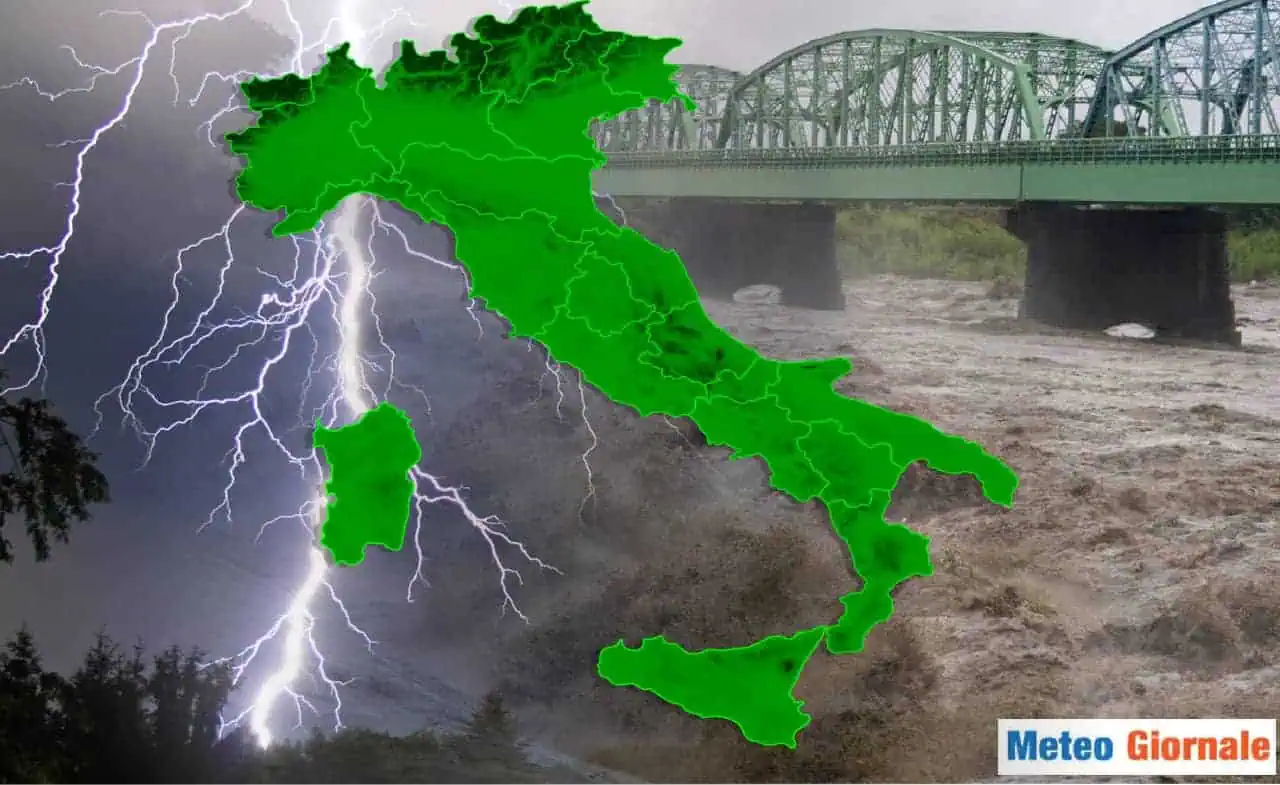 Ecco il volto più violento del meteo autunnale