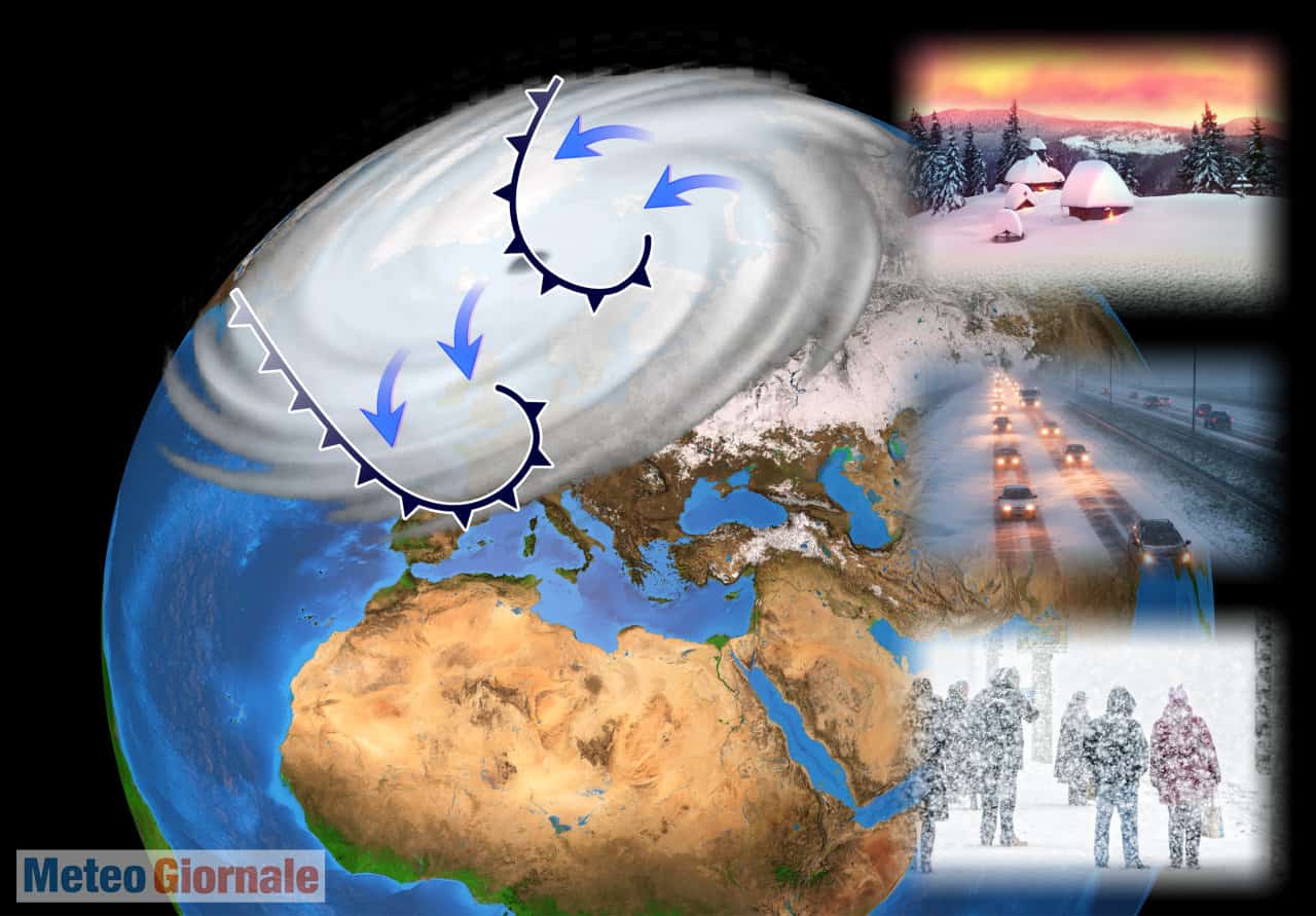 Meteo ecco perché sarà INVERNO da Novembre per effetto Vortice Polare