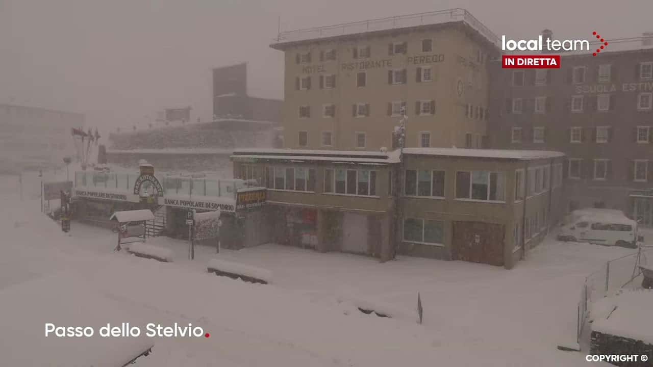 Meteo Live neve dalle Alpi