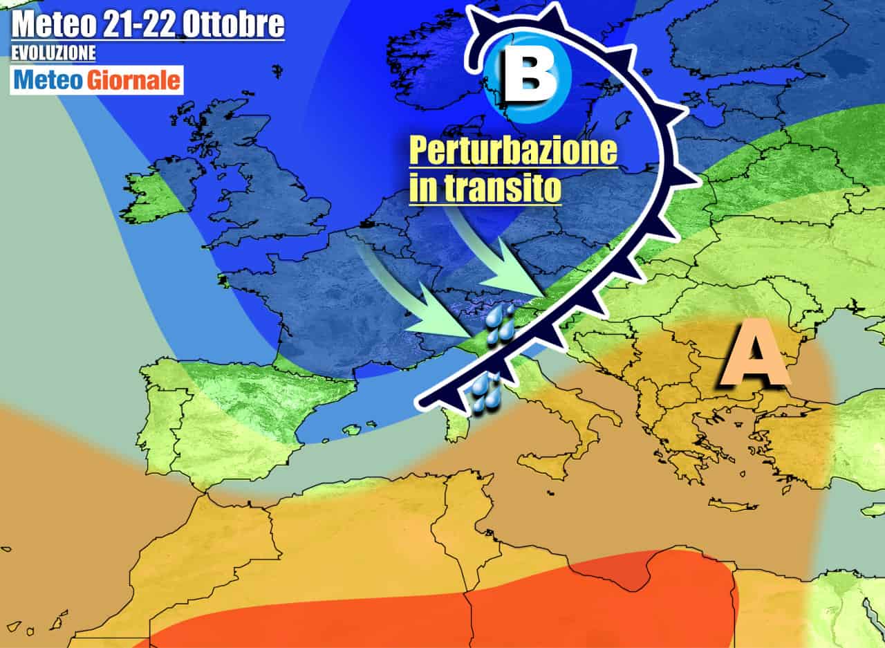 METEO 7 Giorni. PEGGIORA a partire dal Nord Italia, Anticiclone STOP