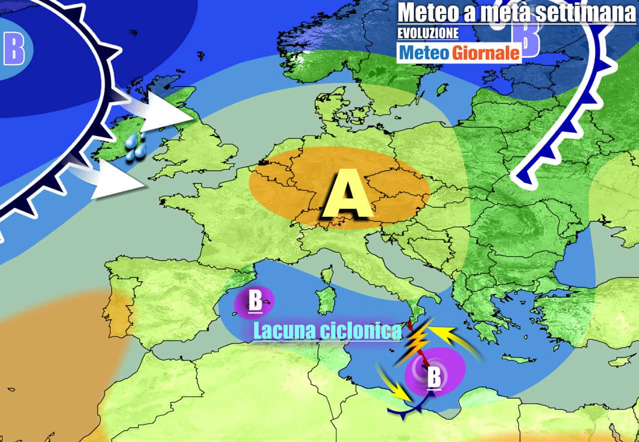 METEO 7 Giorni. MALTEMPO a più riprese al Sud, ma grandi novità dal weekend