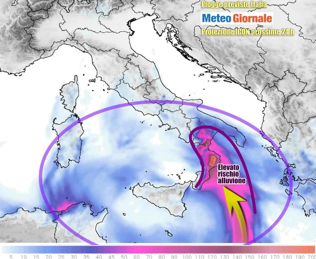 METEO, ormai NUBIFRAGI e prime ALLUVIONI LAMPO. Previsioni di PIOGGIA assurda intensità