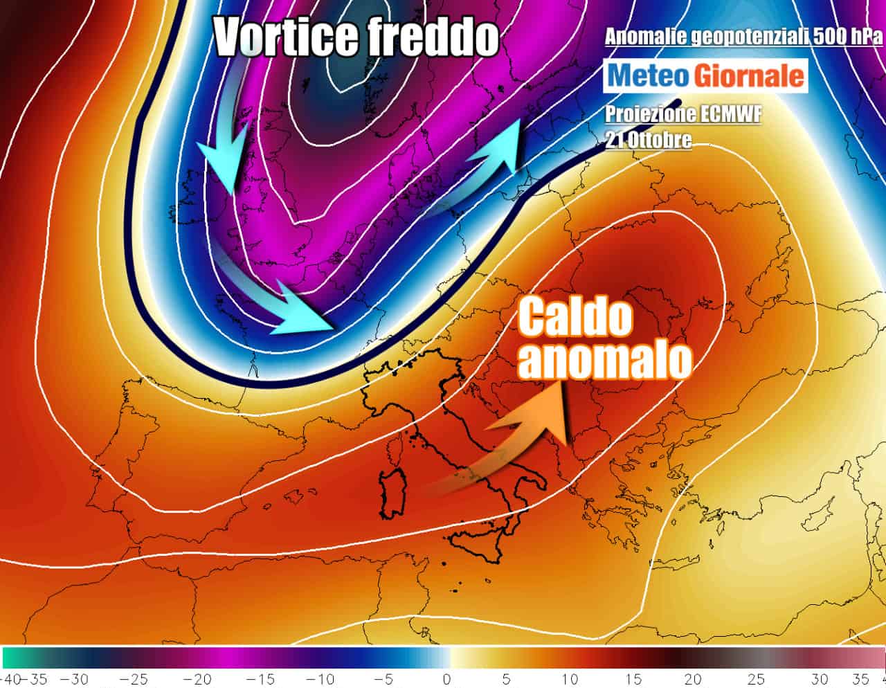 Meteo: CICLONE dall'Oceano spazza l’Europa, Italia presa solo in parte