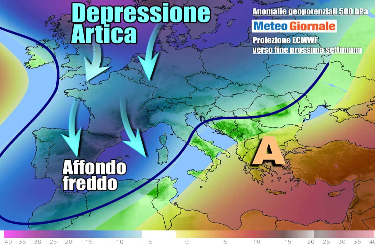 METEO fine Novembre: FREDDO ARTICO sfonderà sull’Italia