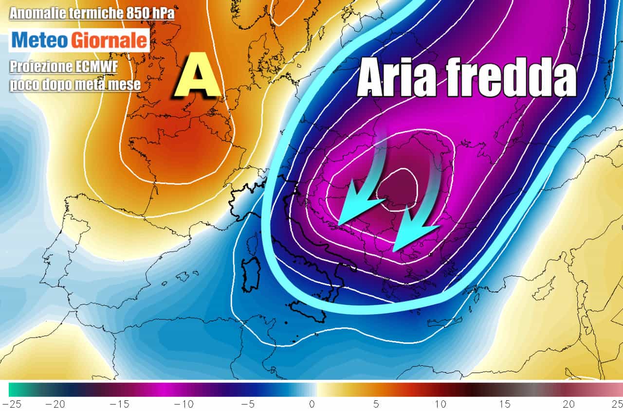 Meteo invernale la prossima settimana? Ne vedremo delle belle