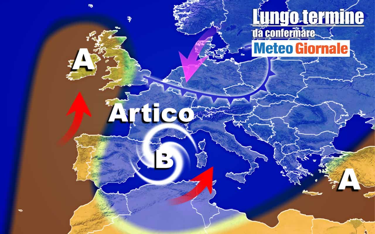 METEO Italia al 2 dicembre: FREDDO e NEVE, ipotesi