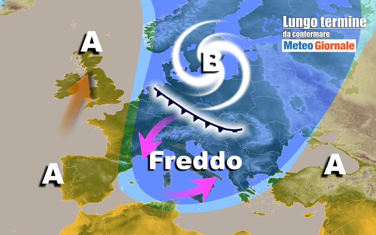 METEO Italia al 3 dicembre: pieno INVERNO, rischio NEVE