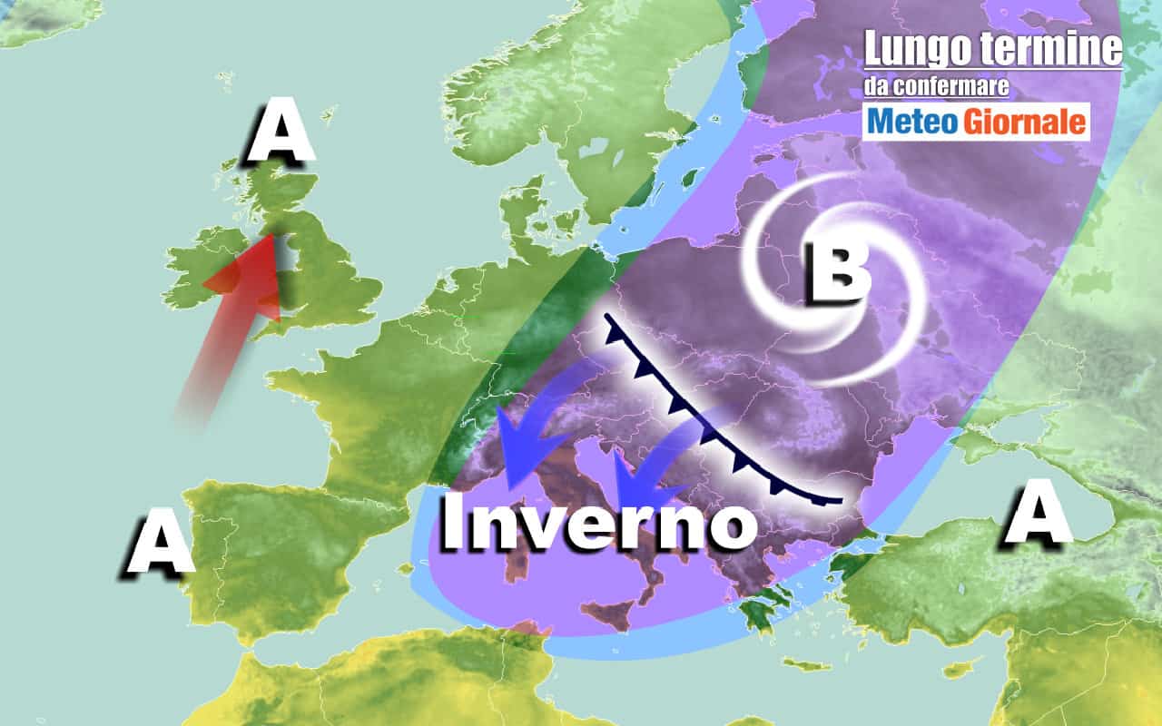 METEO Italia sino all’Immacolata: dall’Autunno all’INVERNO in un fine settimana