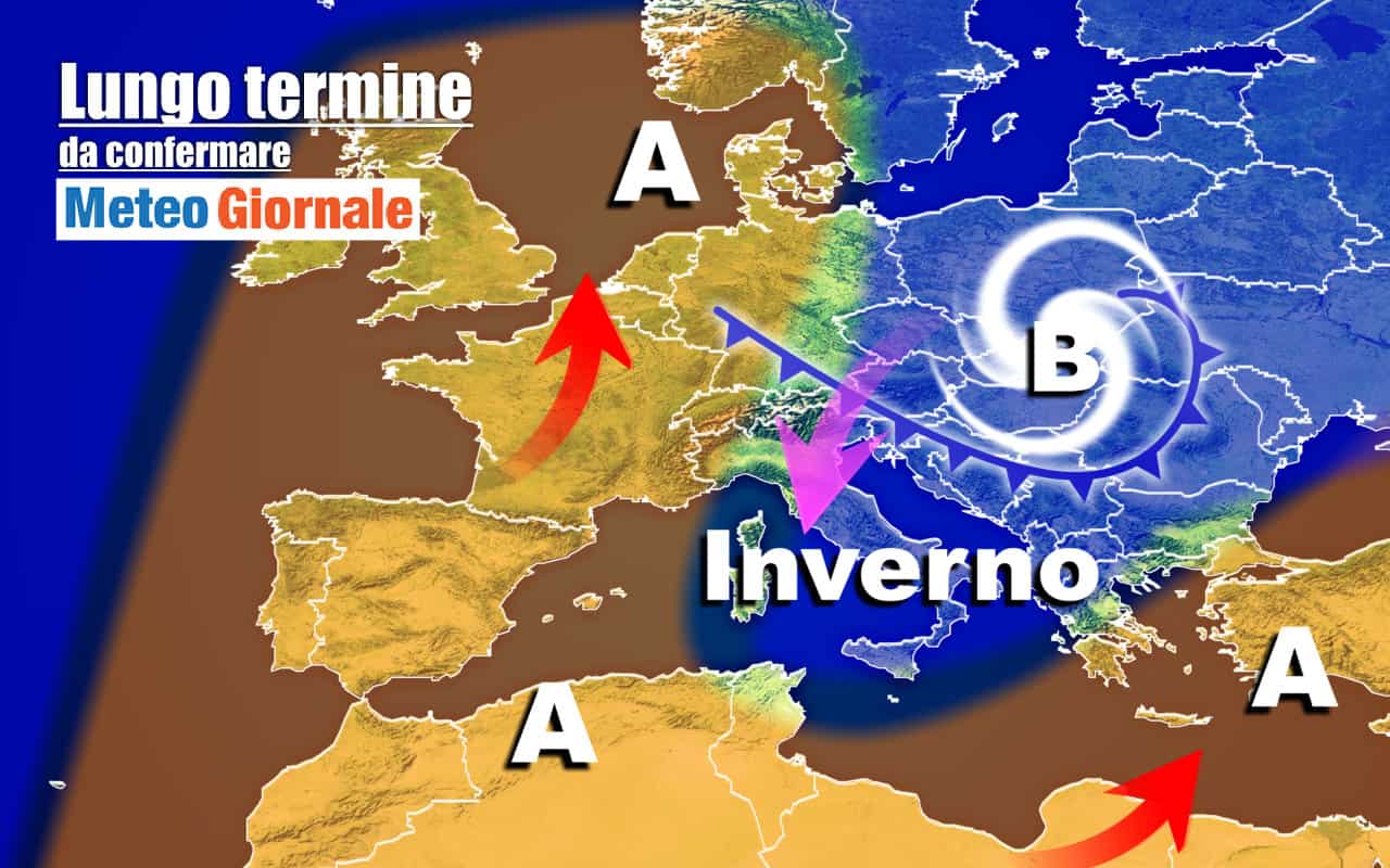 METEO Italia al 14 dicembre, il vero INVERNO