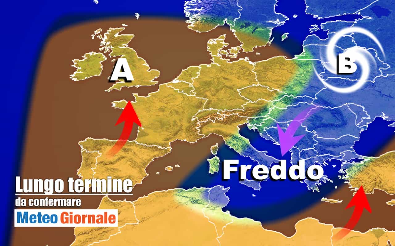 METEO Italia al 25 Novembre, in vista dell'INVERNO