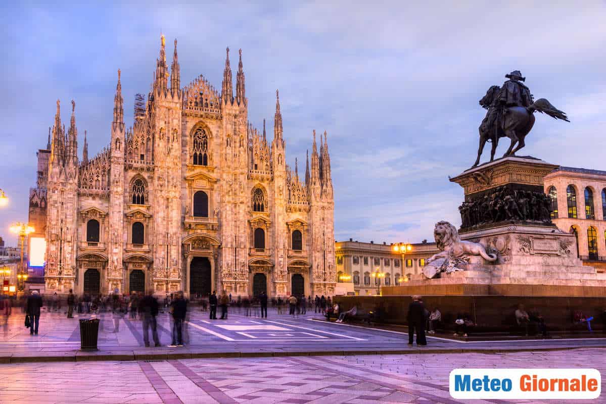 Meteo MILANO: cielo grigio, peggioramento giovedì con meteo invernale