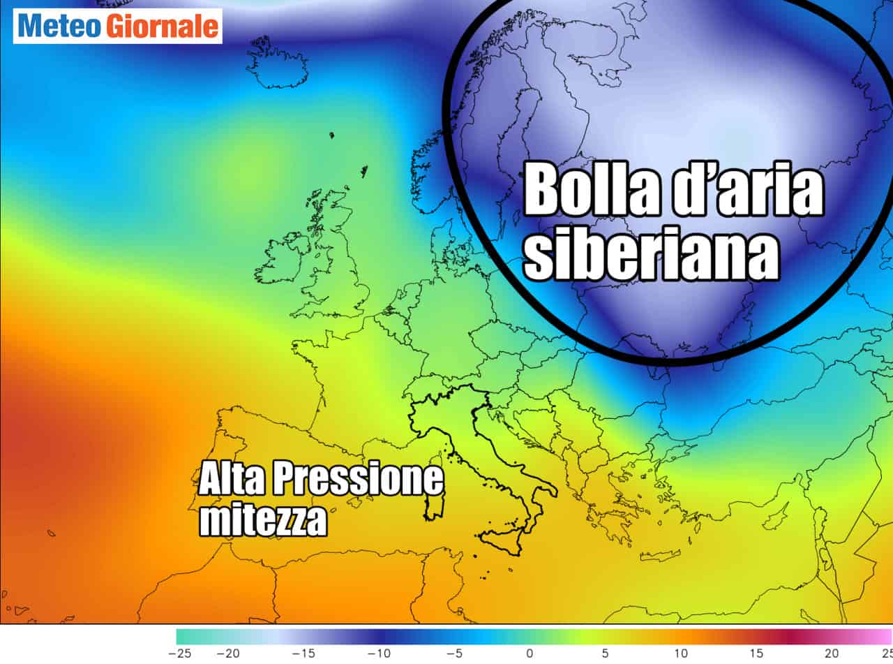 Meteo con GELO siberiano dopo EPIFANIA. La porta di MOSCA crollerà a 30 sottozero