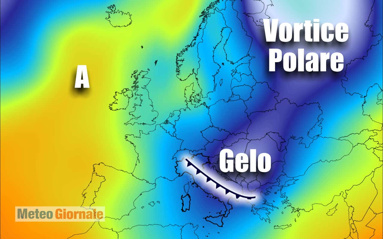 Split del VORTICE POLARE, possibile. Primi effetti meteo sotto NATALE