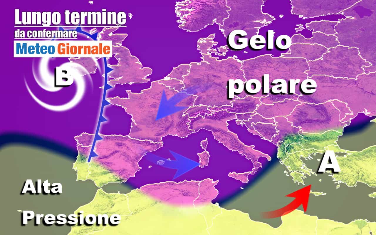 METEO Italia al 30 dicembre, PEGGIORA con rischio MOLTO FREDDO