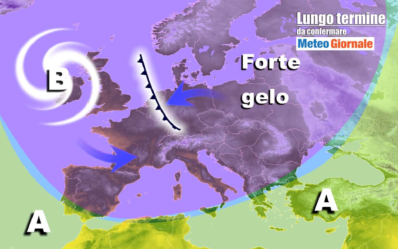 METEO Italia al 31 dicembre, MALTEMPO invernale