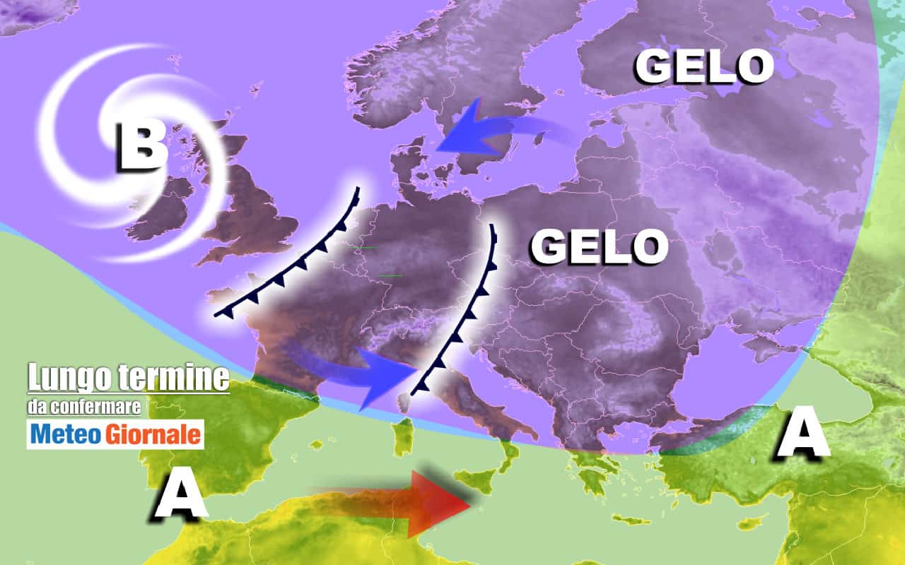 METEO Italia al 1 gennaio, pessimo inizio del 2022
