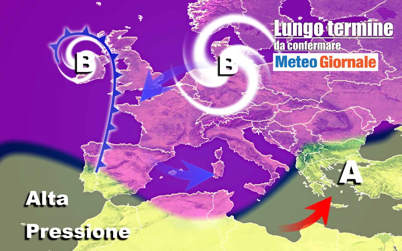 METEO Italia al 2 gennaio, brusco STOP dell'Inverno