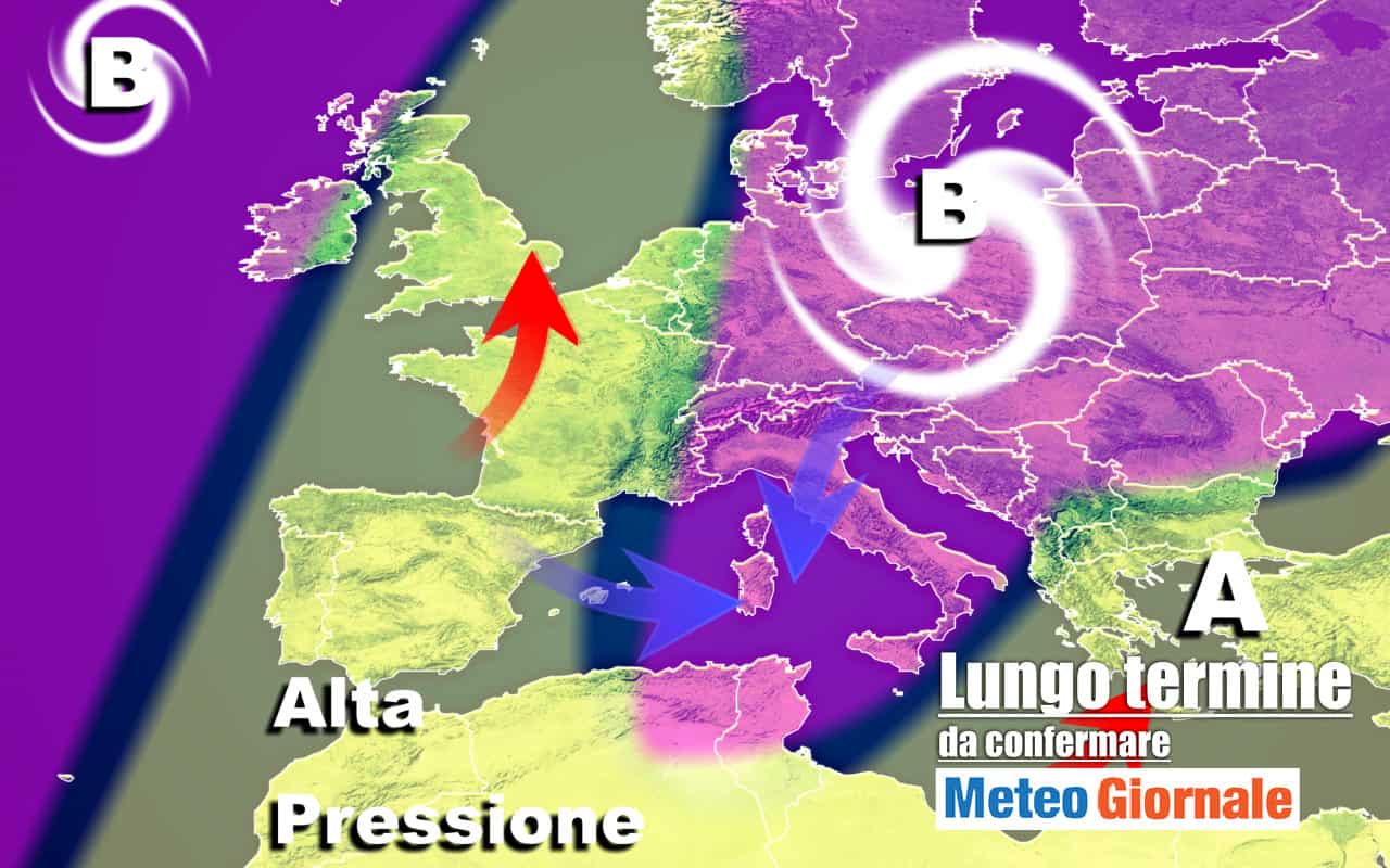 METEO Italia al 4 gennaio, stop e DECOLLO dell'Inverno