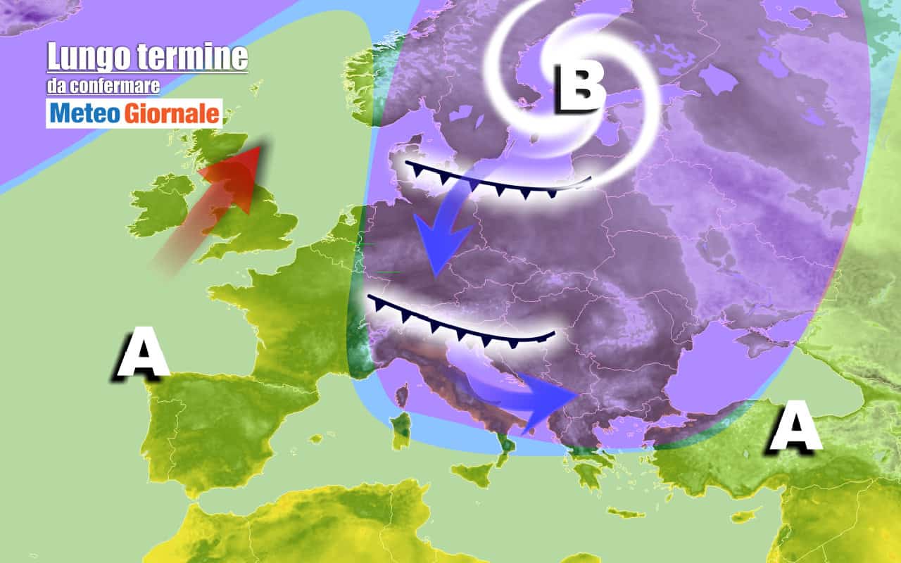 METEO Italia al 5 gennaio, partenza nuovo anno col BOTTO