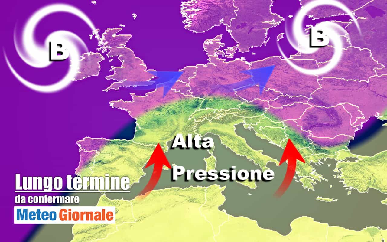 METEO Italia al 7 gennaio, mite ANTICICLONE poi svolta