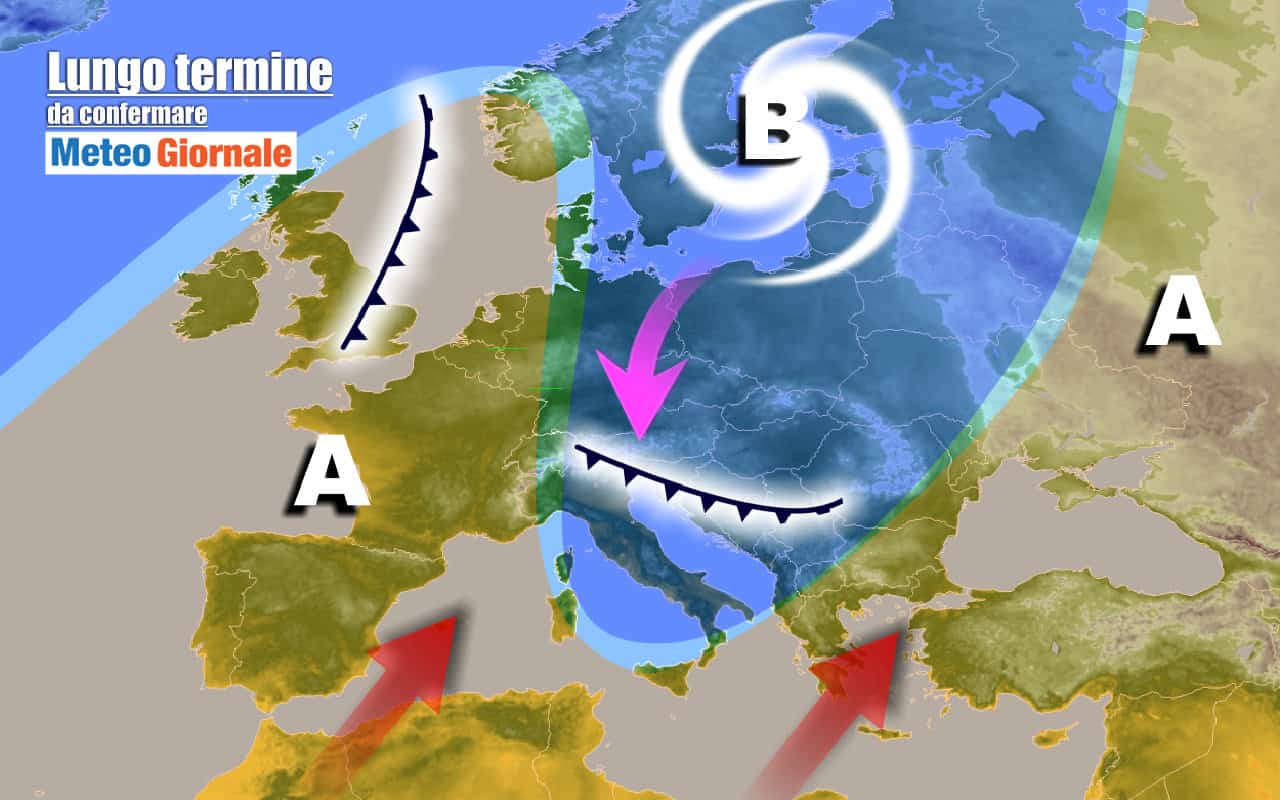 METEO Italia al 12 gennaio, dopo il CALDO anomalo il FREDDO