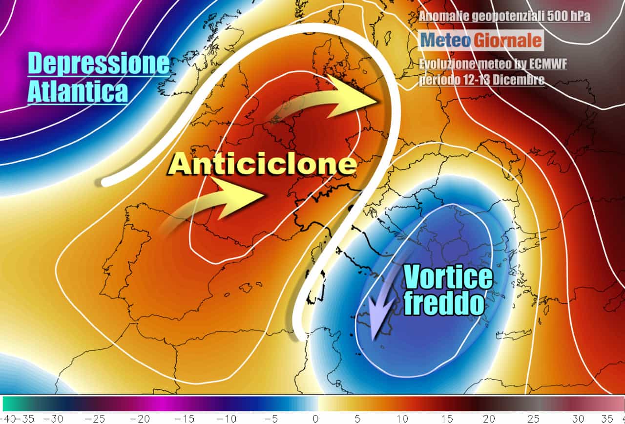 Meteo con CICLONE FREDDO sull’Italia, ma CAMBIA TUTTO ben oltre l'immaginario