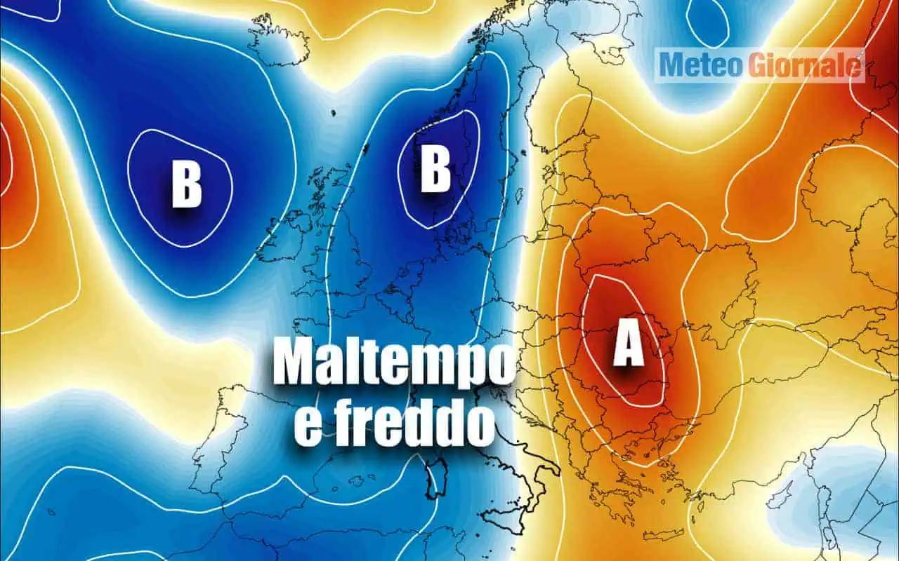 METEO compromesso anche nella settimana dell’IMMACOLATA