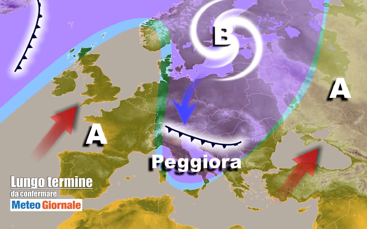 METEO Italia al 14 gennaio, in balia del MALTEMPO invernale