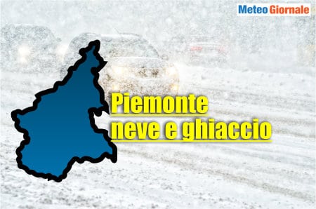 Meteo PIEMONTE, bufera di neve in tutta la regione. Seguirà ghiaccio