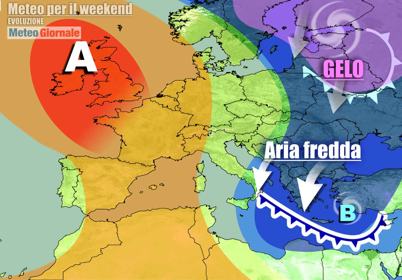 METEO 7 Giorni: FREDDO e VENTO in arrivo dal weekend, ritorna l’inverno