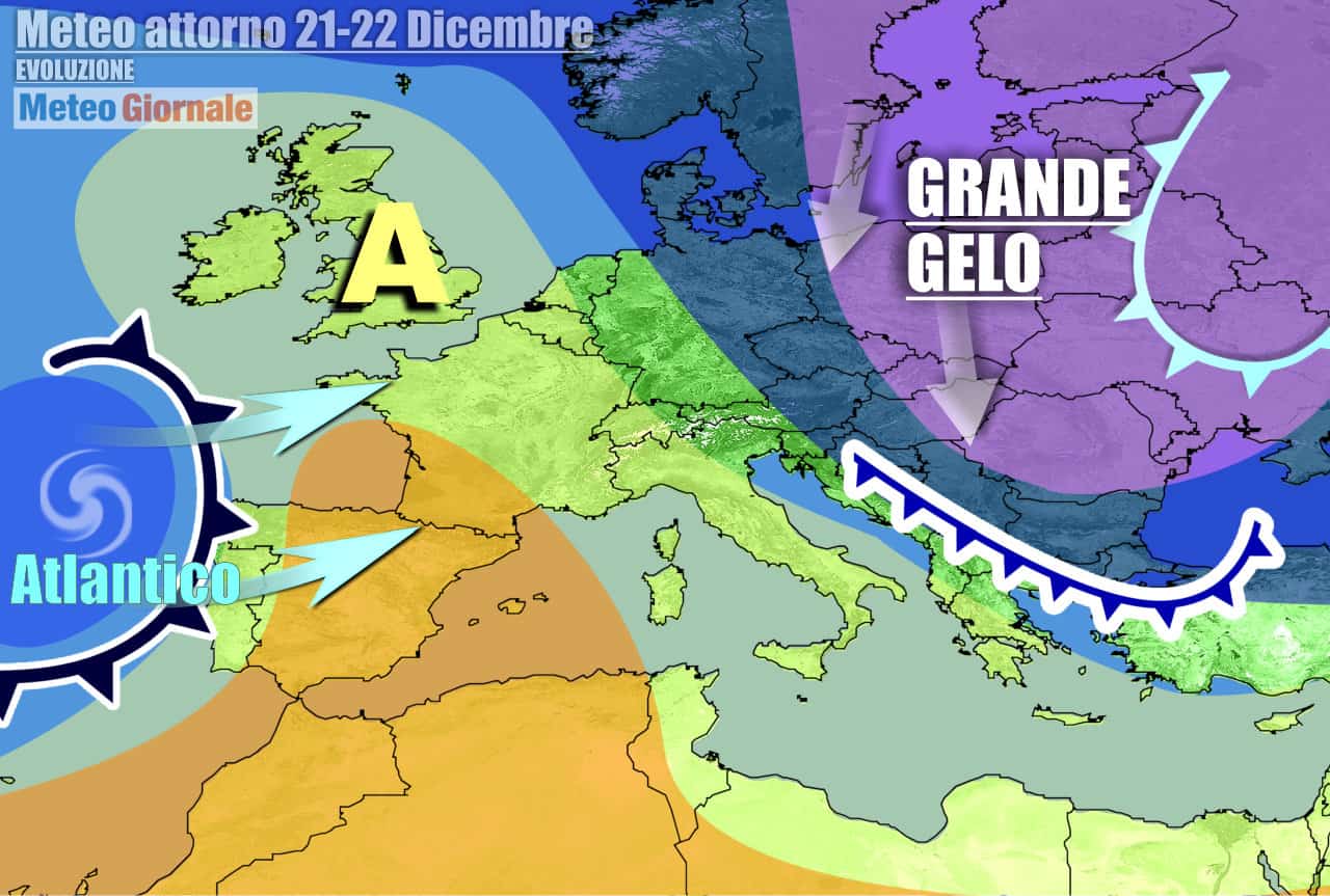 METEO sino Natale: grandi novità con il ritorno delle PERTURBAZIONI