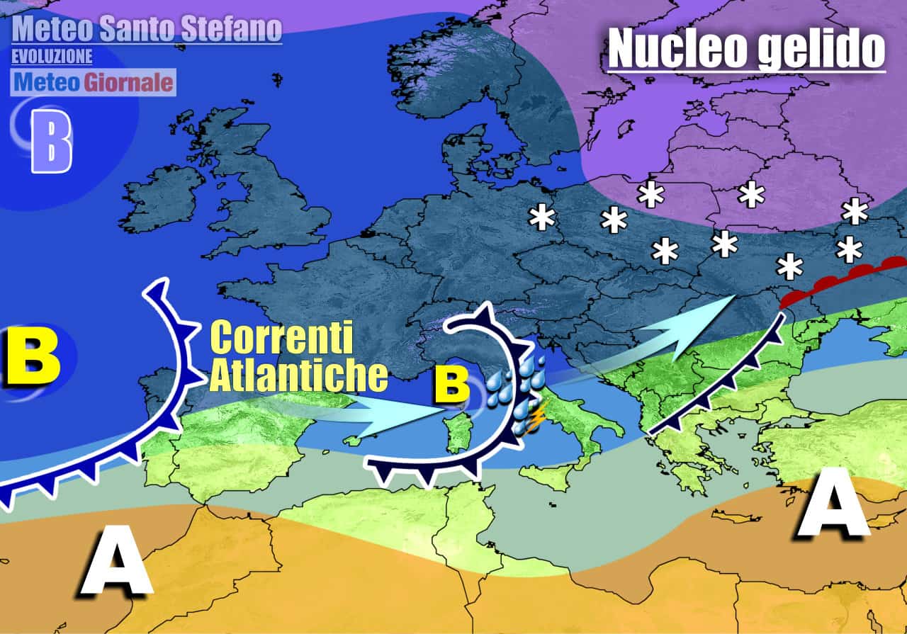 METEO Natale arriva il MALTEMPO, ma ANTICICLONE per Capodanno