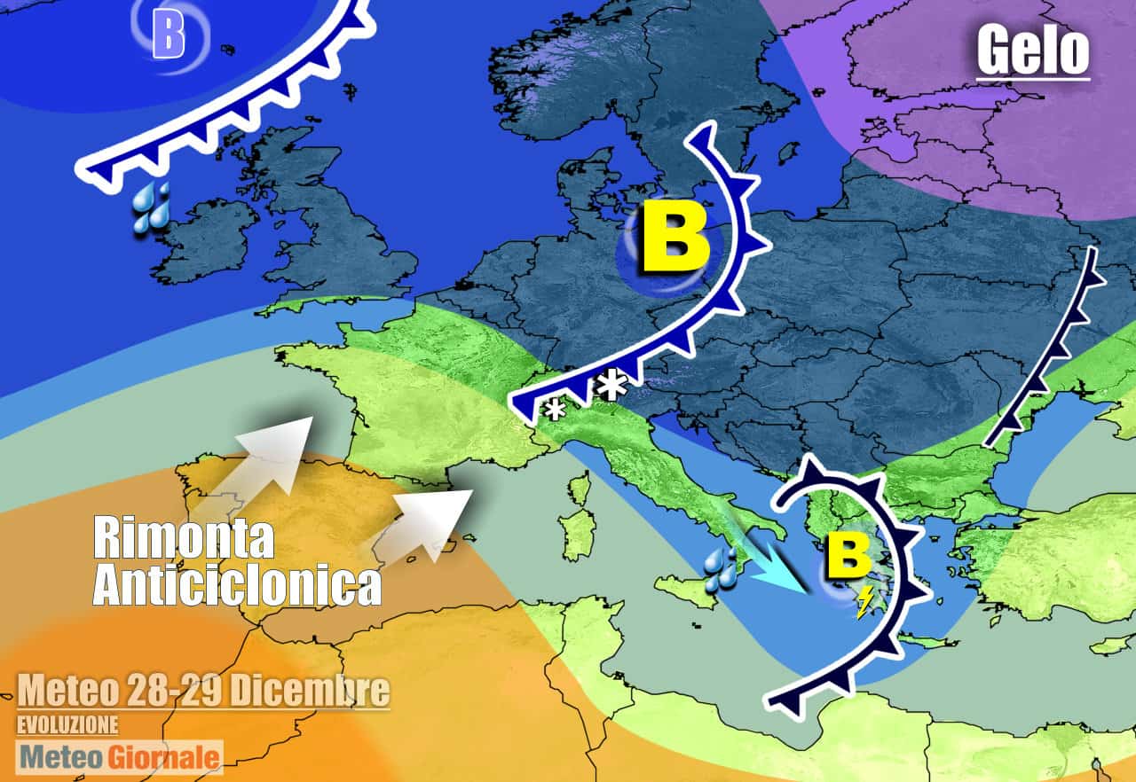 METEO sino Capodanno: dal maltempo all’ANTICICLONE AFRICANO
