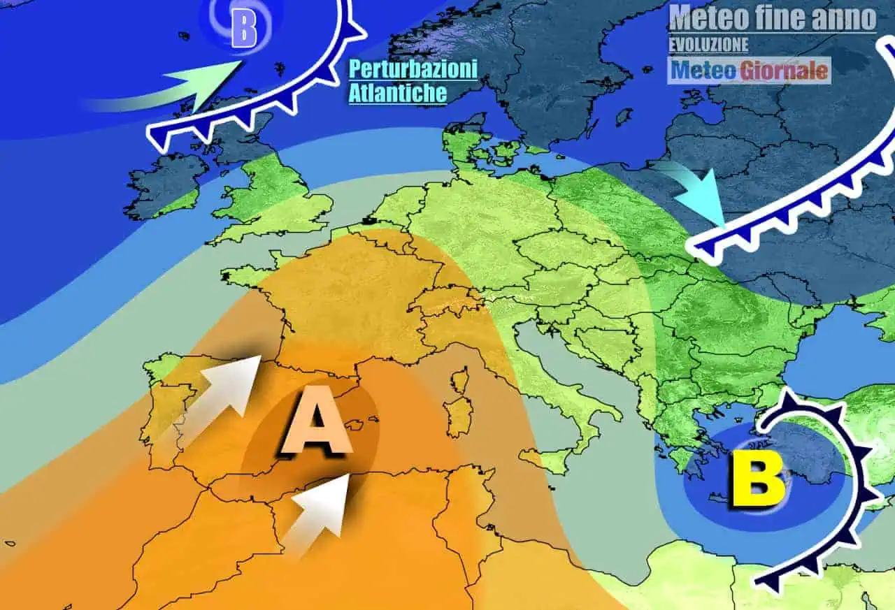 Meteo anticiclonico a fine anno