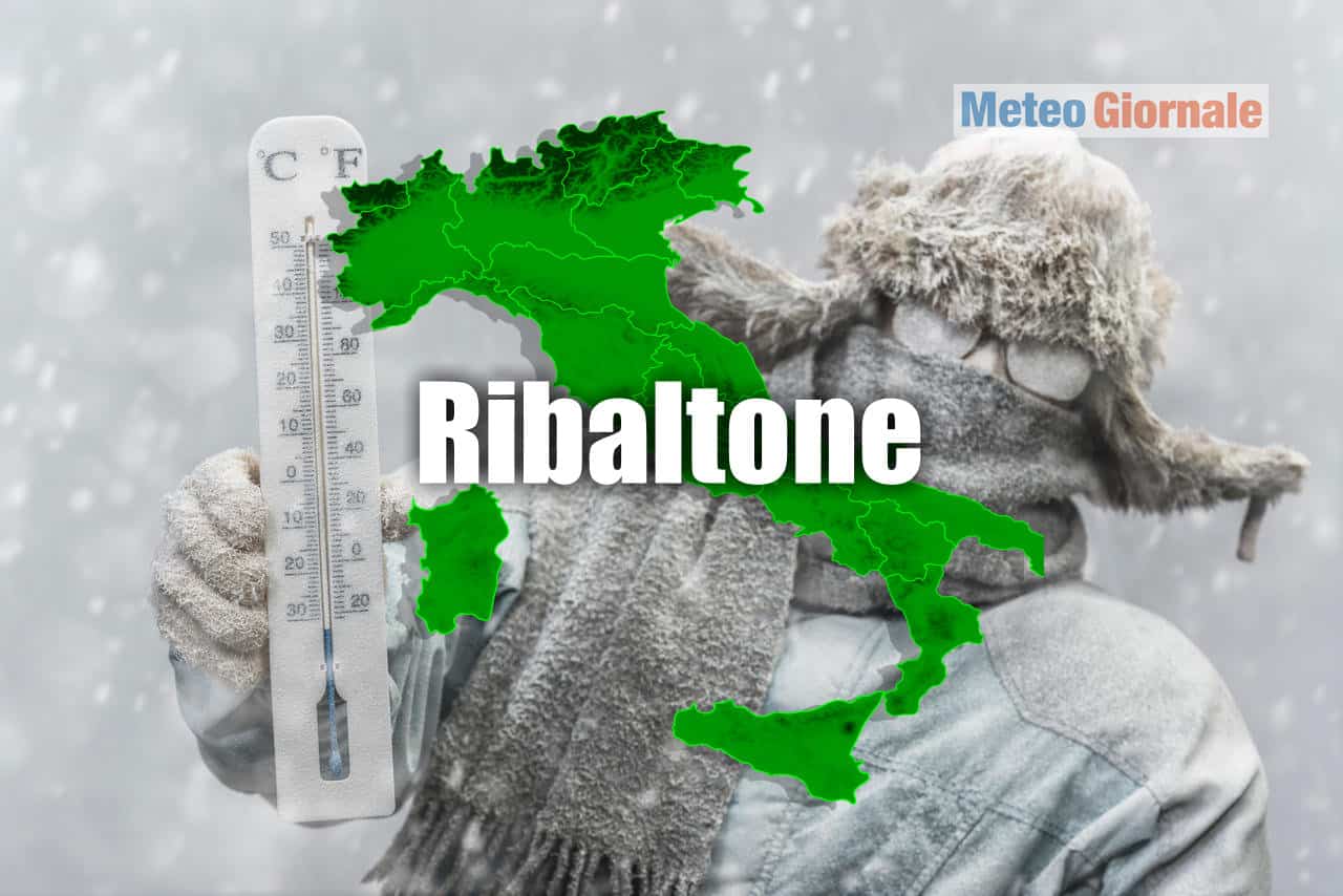 Meteo con GELO verso l'Italia